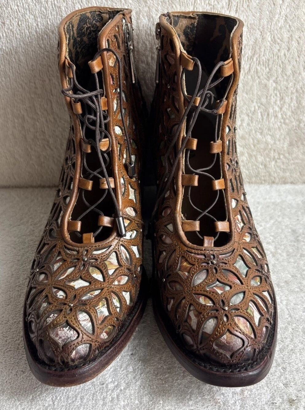 Cuadra Women's Ankle Boots made by Cuadra Boots Size 7.5 M 27059